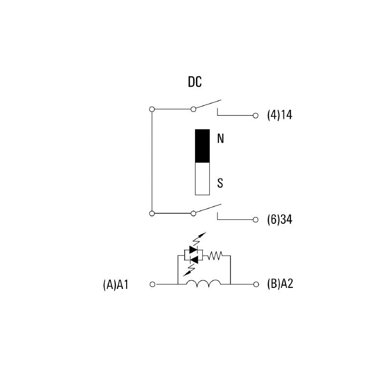 1219860000 - 48V DC Relay, 16A with NO Contact & Test Button  (Pack of 10)