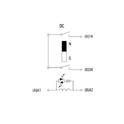 1219860000 - 48V DC Relay, 16A with NO Contact & Test Button  (Pack of 10)