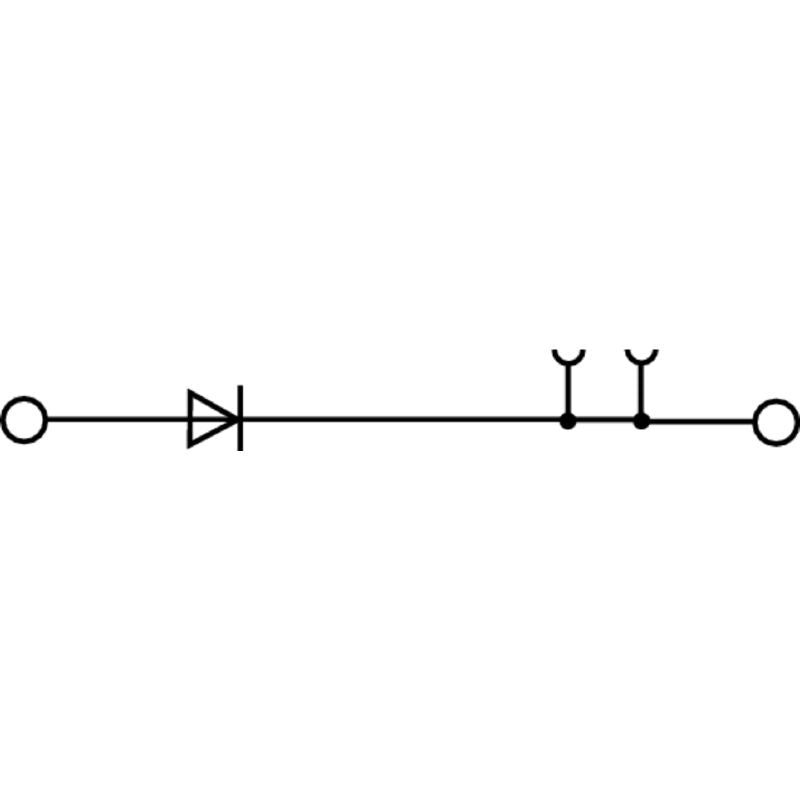 1779110000 - Dark Beige Feed-Through Terminal, 2.5 mm², 43.5 mm Depth  (Pack of 20)