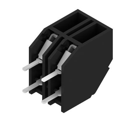 1888780000 - Black 5.08mm 2-Pole PCB Terminal, 135° Angle, 3.5mm Pin  (Pack of 190)