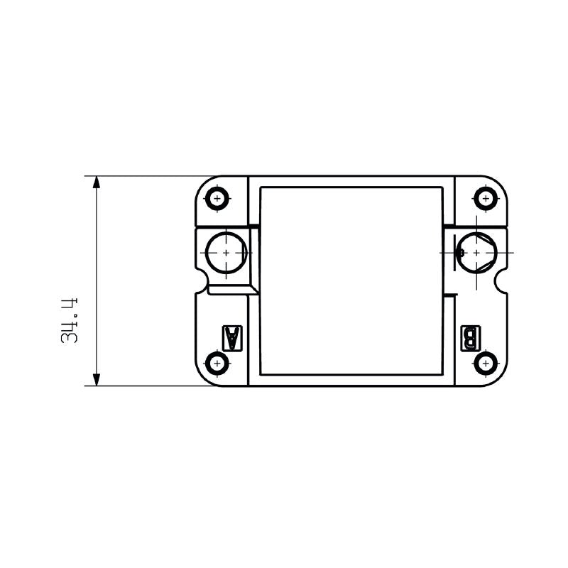 2736900000 - ModuPlug Diecast Zinc Connector with 2 Slots, 52.8g