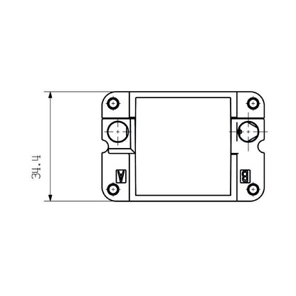 2736900000 - ModuPlug Diecast Zinc Connector with 2 Slots, 52.8g