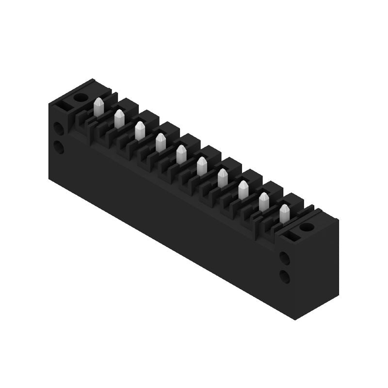 1761042001 - 10-Pole 3.50mm Male PCB Connector with 180° Elbow  (Pack of 42)