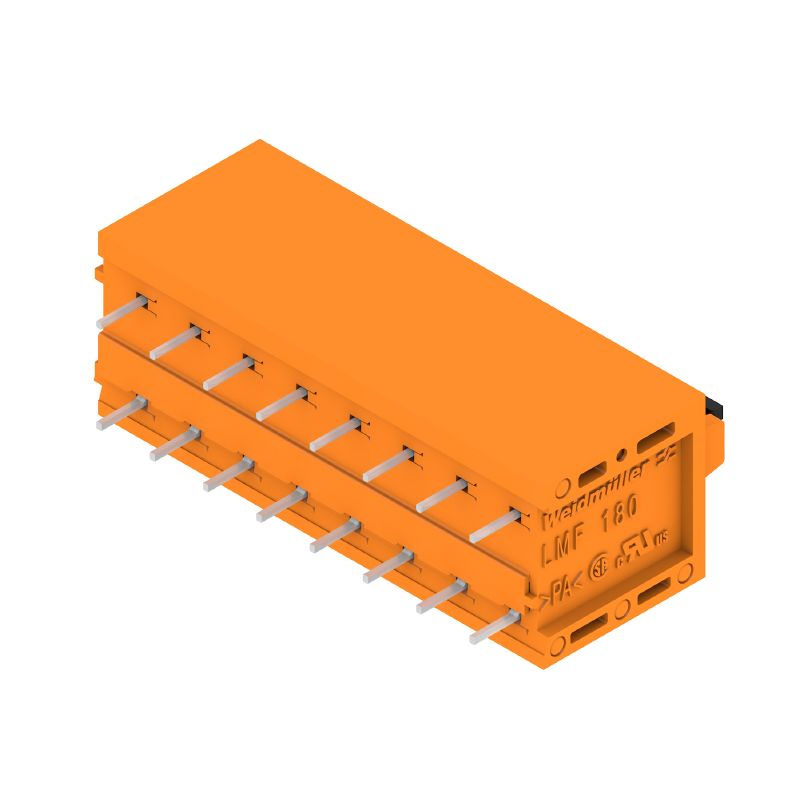 1330240000 - 5mm PCB Terminal, 8 Poles, 180° Orientation, 3.5mm Pins  (Pack of 35)