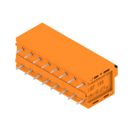 1330240000 - 5mm PCB Terminal, 8 Poles, 180° Orientation, 3.5mm Pins  (Pack of 35)