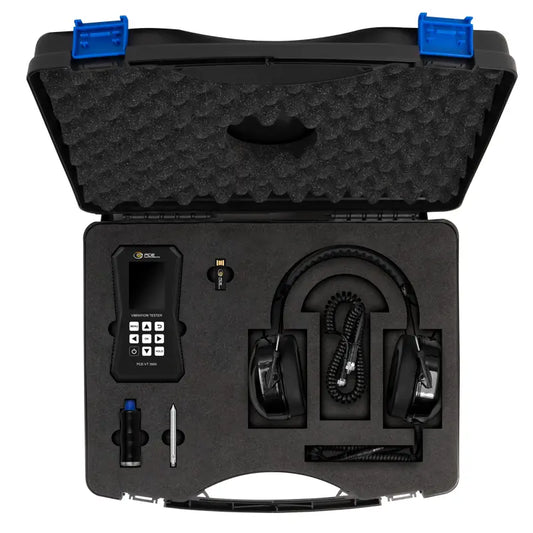 PCE-VT 3950S - Rechargeable 399.9 m/s² Accelerometer with Data Storage