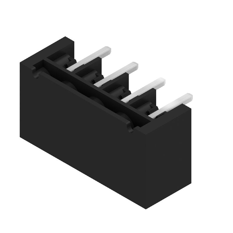 1877510000 - 5.08mm 4-Pole Black PCB Connector with 270° Angle  (Pack of 100)