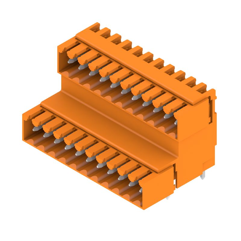 1669650000 - 22-Pole 3.5mm Elbow PCB Connector with 3.2mm Pins  (Pack of 10)