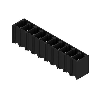 1863920000 - 3.81mm Black 10-Pole PCB Connector with 180° Elbow  (Pack of 50)