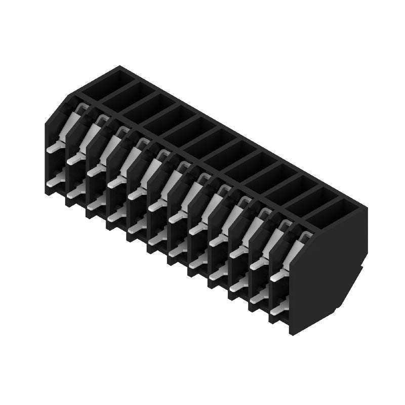 1885280000 - 3.50mm Black PCB Terminal with 12 Poles, 135° Angle  (Pack of 12)