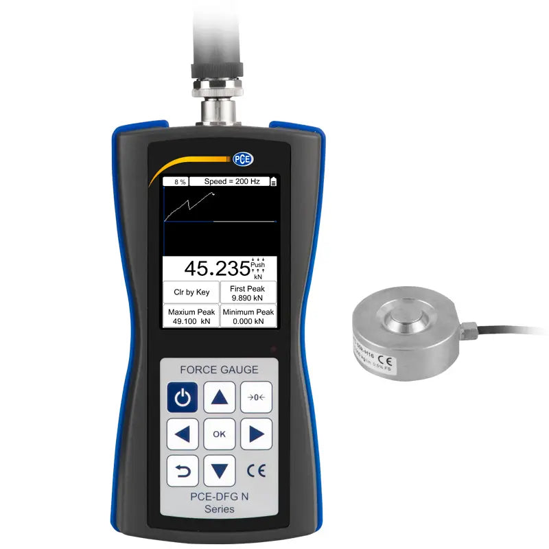 PCE-DFG NF 50K - USB Interface Force Gage with 3m Sensor Cable