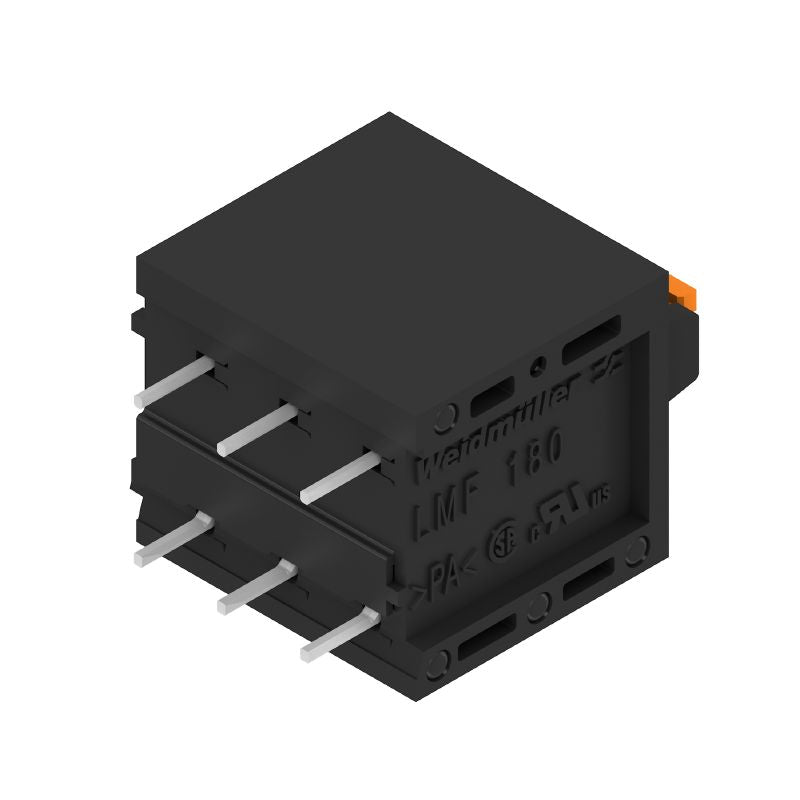 1425040000 - 5mm 3-Pole PCB Connector, 180° Angle, Push-In Mechanism  (Pack of 90)