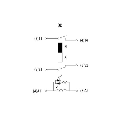 1220070000 - 110V DC Relay with 1 NO & 1 NC Contact  (Pack of 10)