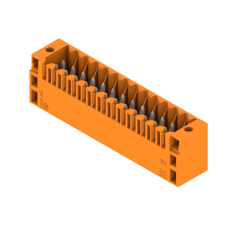 1729530000 - 3.50mm Male Header Connector, 26 Poles, Tinned Orange  (Pack of 30)