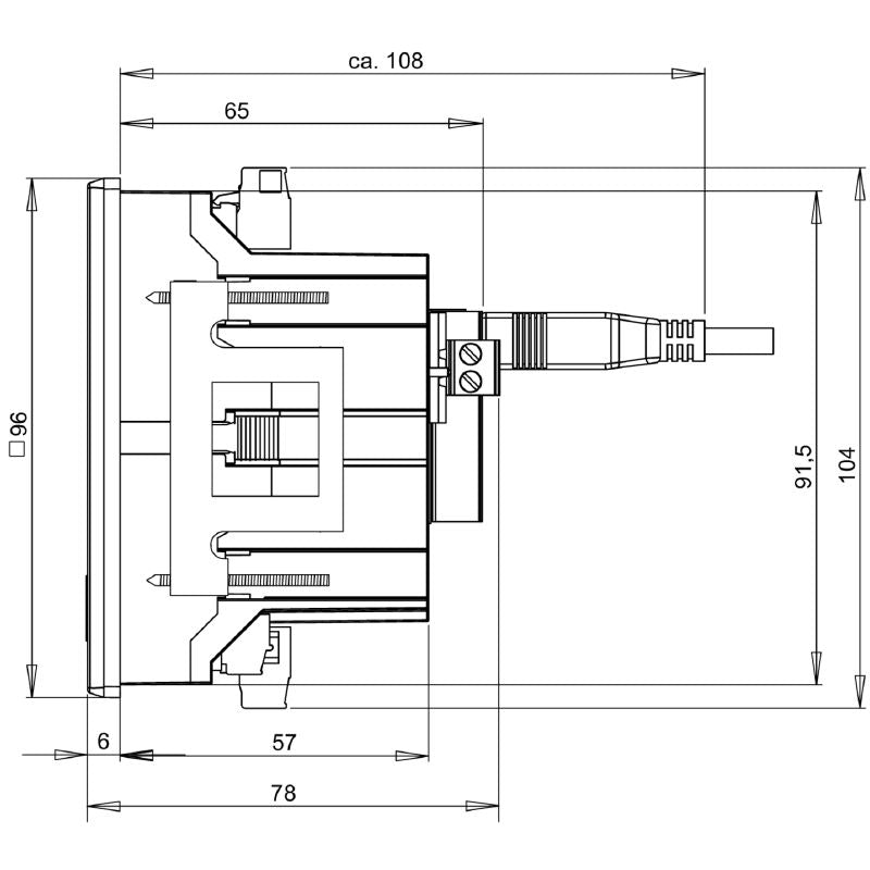 2540850000 - Compact 96mm ENERGY METER for Accurate Power Measurement