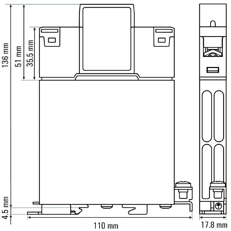 2986930000 - 15A Solid-State Relay, 20.4-1000V DC, Easy Screw Installation