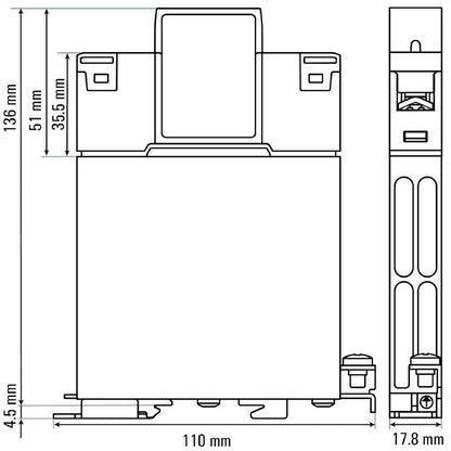 2986930000 - 15A Solid-State Relay, 20.4-1000V DC, Easy Screw Installation