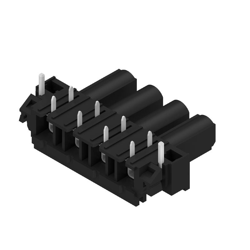 1095660000 - 4-Pole 7.62mm PCB Connector with Solder Flange, 90° Angle  (Pack of 42)