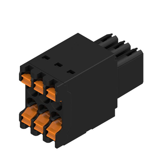 1277470000 - 3.5mm Female Plug PCB Connector with 6 Poles, 180° Orientation  (Pack of 145)