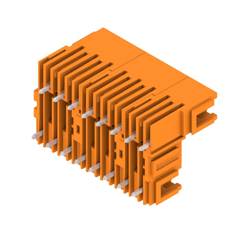 1726800000 - 5.08mm Male PCB Connector with 16 Poles, Orange  (Pack of 20)