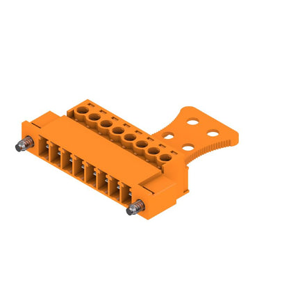 1237590000 - 3.81mm 8-Pole Male Plug PCB Connector with Clamping Yoke  (Pack of 50)