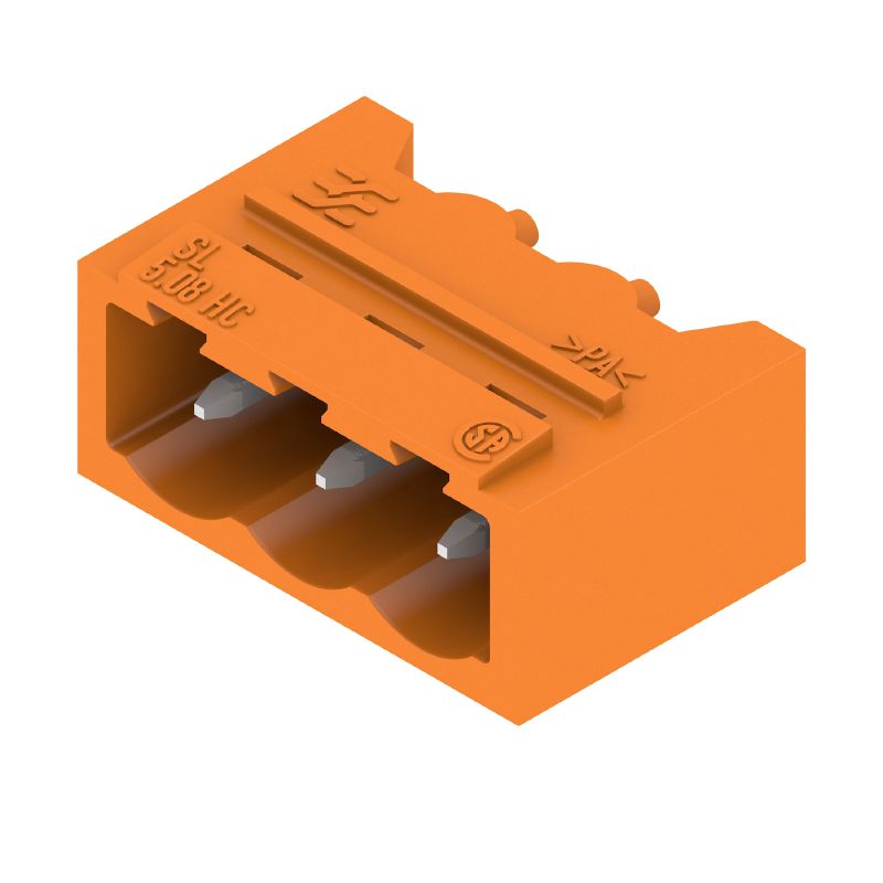 1147310000 - 5.08mm THT Male Header Connector, 3-Pole, Orange  (Pack of 100)