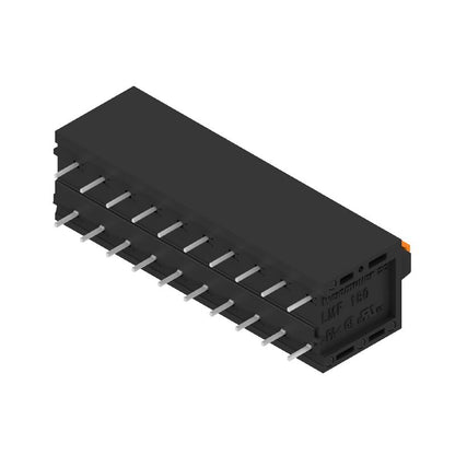 1425120000 - 5mm PCB Terminal with 10 Poles, 180° Angle, Black  (Pack of 25)