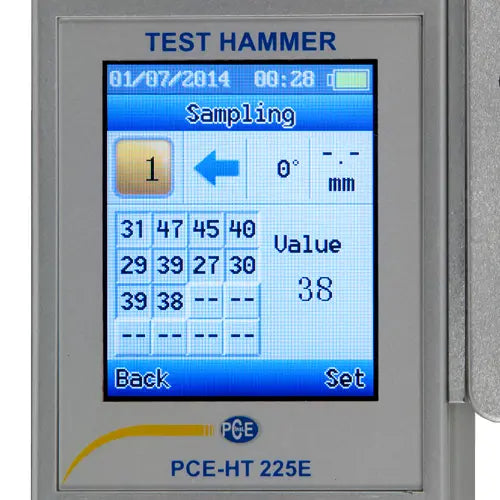 PCE-HT 225E - Digital Concrete Test Hammer with Memory & USB Port