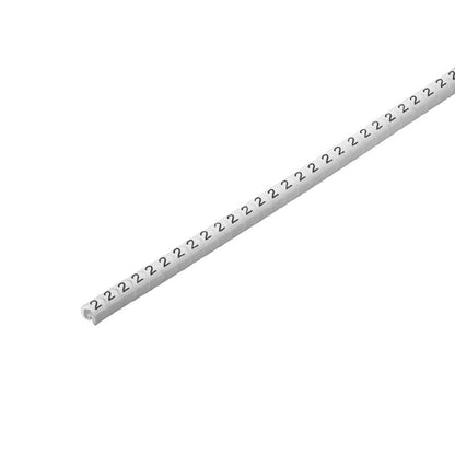 1912550000 - Custom Cable Markers 1.3-3mm, Soft PVC, 3.4mm Wide  (Pack of 100)