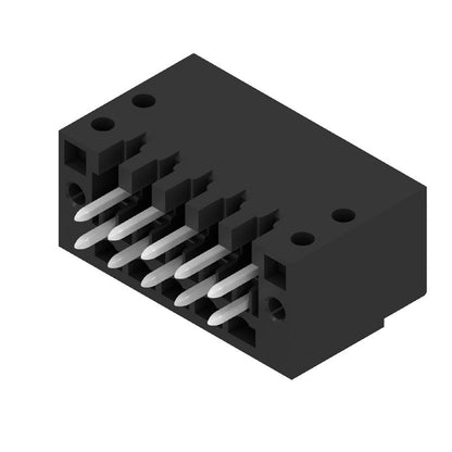1757140000 - 10-Pole 3.5mm Black PCB Connector with Flange  (Pack of 72)