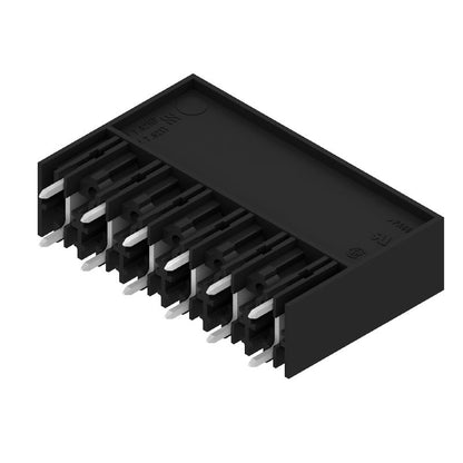 1930640000 - 6-Pole 7.62mm Black PCB Header Connector for THT Solder  (Pack of 36)