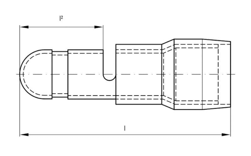 1492050000 - Blue Insulated Cable Connector for 1.5-2.5 mm² Conductors  (Pack of 100)
