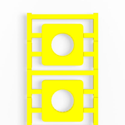 1248660000 - 45x45mm Yellow Polyamide Device Marker for Cam Switches  (Pack of 20)