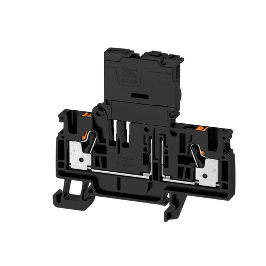 2434350000 - Black Push-In Fuse Terminal 4mm², 70V, 6.3A  (Pack of 50)