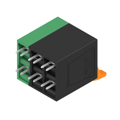 2739340000 - 10mm Pitch 3-Pole Circuit Board Terminal, Black & Green  (Pack of 40)