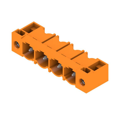 1026830000 - 4-Pole 7.62mm Male PCB Connector with Flange and Tin Finish  (Pack of 42)