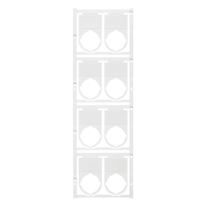 1428170000 - 53.75x27mm Self-Adhesive Device Marker, White, RoHS Approved  (Pack of 40)