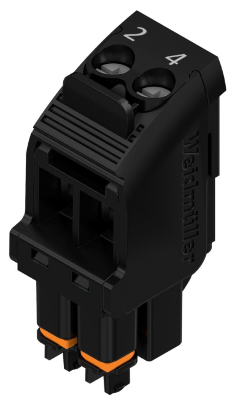 BHZ 2507960000 - 90LH PRT 2/4 in Black Finish  (Pack of 150)