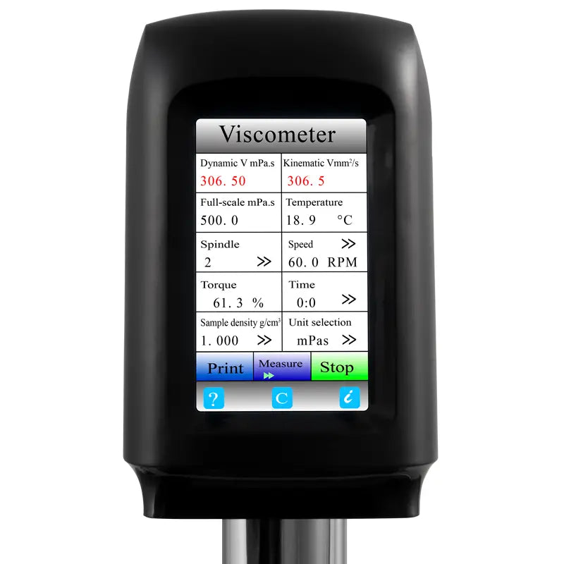 PCE-RVI 10 - Advanced 5" Touchscreen Viscometer with Temperature Sensor