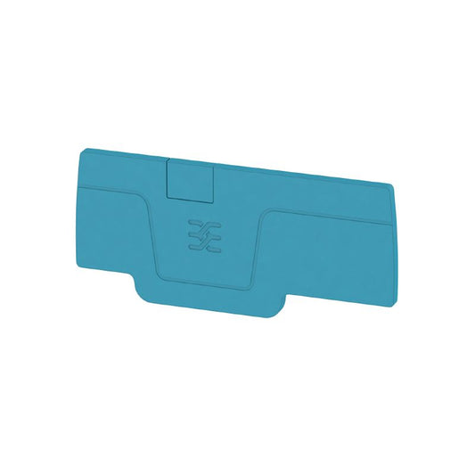 1521520000 - Blue Wemid End Plate with Snap-on Features  (Pack of 50)