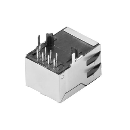 2564430000 - 90° RJ45 Transformer Jack with 8 Poles for PCB Connection  (Pack of 200)