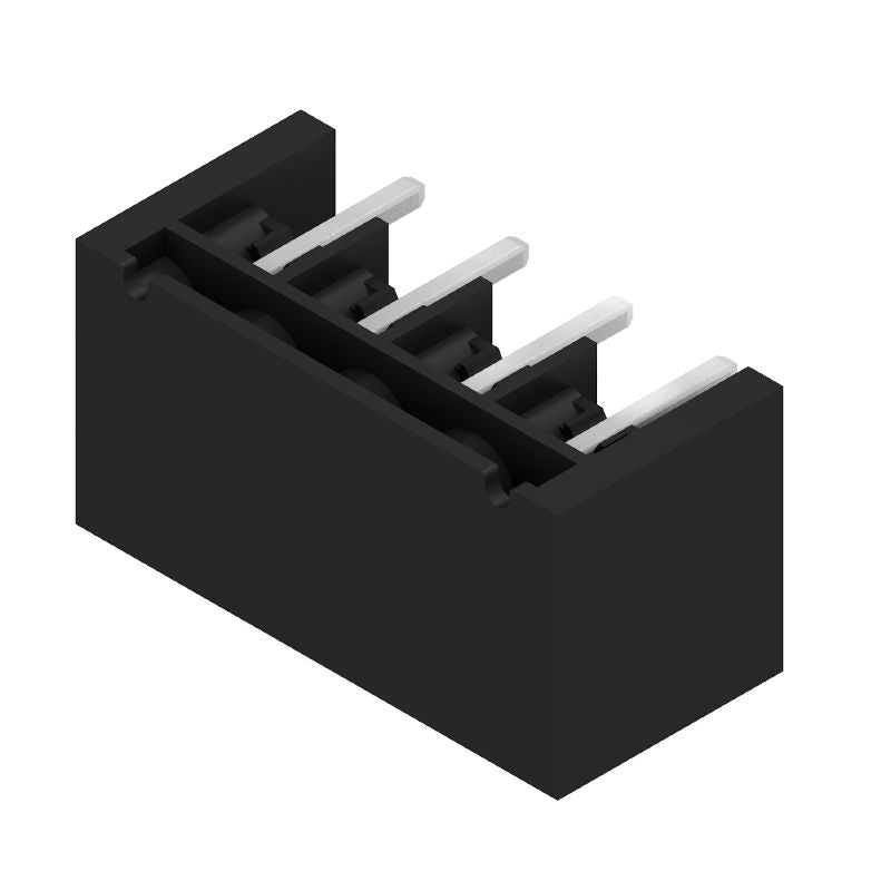 1877390000 - 4-Pole 5.08mm Black PCB Connector for THT/THR Solder  (Pack of 100)