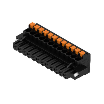 1979560000 - 5.00mm PCB Female Connector, 12 Poles, 90° Push-In  (Pack of 24)