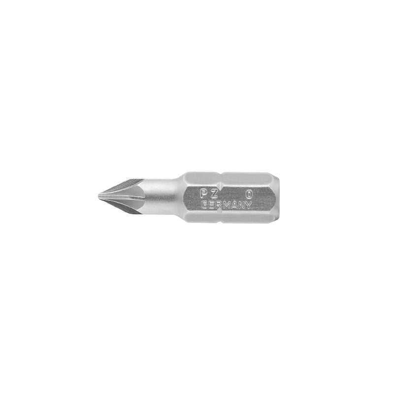 2748170000 - 25mm Pozidrive Bit Size 0 for Screwing Tools  (Pack of 5)