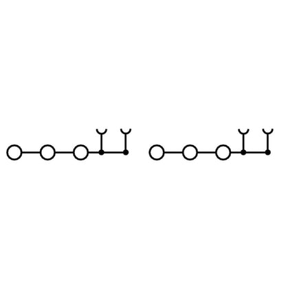 1988280000 - PUSH-IN 1.5 mm² Modular Terminals for 250V, 16A Applications  (Pack of 50)
