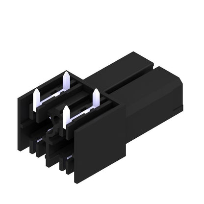 1928280000 - 7.62mm 2-Pole PCB Female Connector, 90° Angle, Black Finish  (Pack of 100)