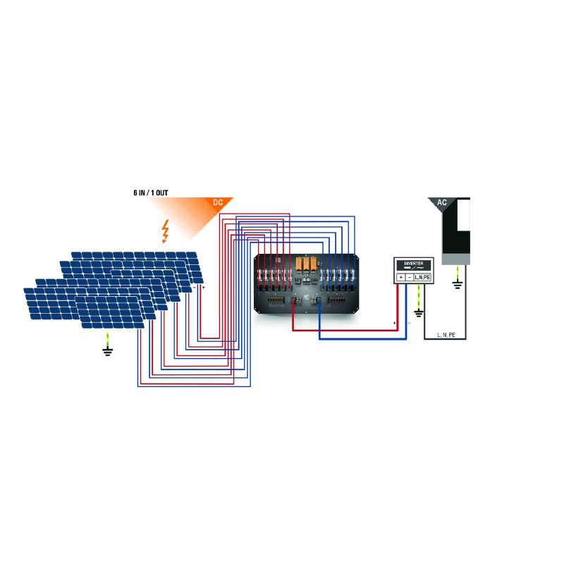 2737530000 - Outdoor Photovoltaic Combiner Box, 1000V, 6 Inputs, 330mm Height