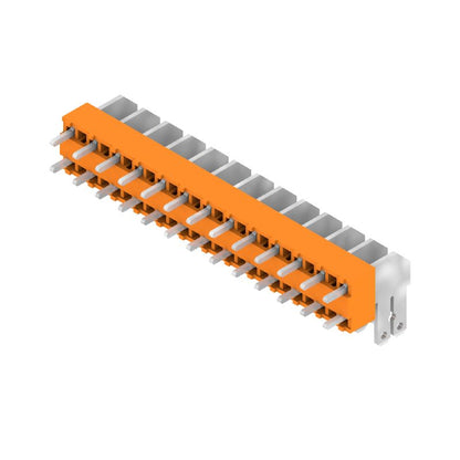 9511520000 - 5.00mm Orange PCB Terminal, 13 Poles, 90° Solder Pins  (Pack of 50)