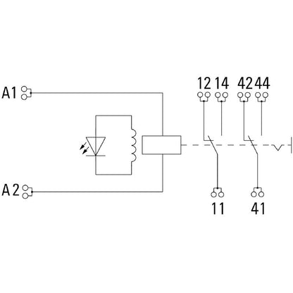 2576000000 - 115V AC D-Series Relay Module with 2 CO Contacts  (Pack of 10)