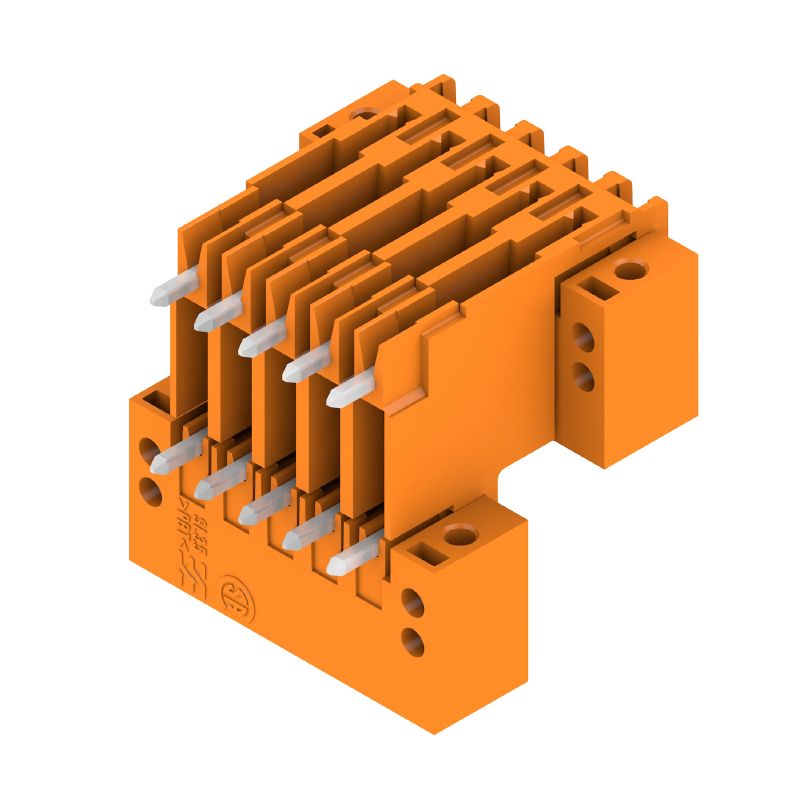 1890800000 - 3.50mm Male Flange Connector with 10 Poles, 90° Elbow  (Pack of 50)